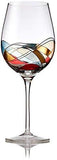 Wine Glasses | Hand Painted Red Wine Glasses
