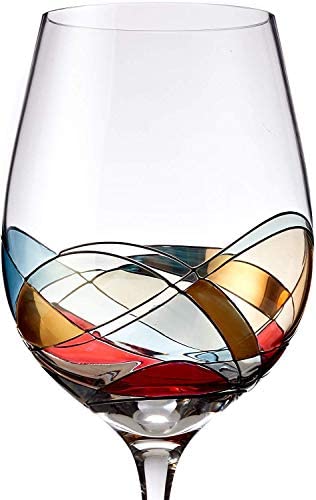stained glass wine glasses Wine Glasses