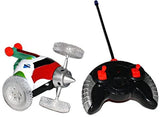Bezrat 4 Channel Stunt Master - Acrobatic Extreme 360° Tumbling & Spinning Action Racer RC Car with Colorful Lights (Colors May Vary)