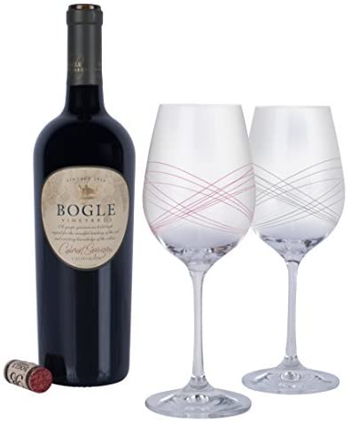 Bezrat Classic, Beautifully Designed, Stemless Wine Glasses - Lead-Fre