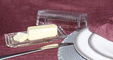 Bezrat Glass Butter Dish with Lid | Classic 2-Piece Design Butter Keeper | Covers and Holds a Standard Stick of Butter | Dishwasher Safe