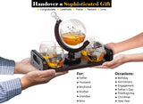 Whiskey Decanter WITH Whiskey Glasses