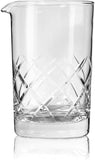 Superior Cocktail Mixing Glass - Large 24oz 700ml Lead-Free Crystal - Thick Weighted Bottom, Stable Cocktail Mixing - Pros and Amateurs Recommended - Bar Tool