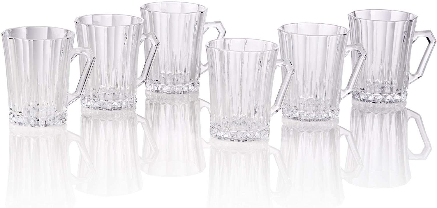 Glass Cup - Buy Glass Elegant Cup Online At Best Price | Nestasia