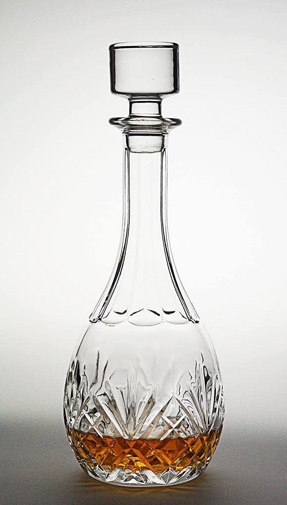 Bezrat Wine Decanter - 100% Hand Blown Lead-Free Crystal Glass, Red Wine Carafe, Wine Gift, Wine Accessories