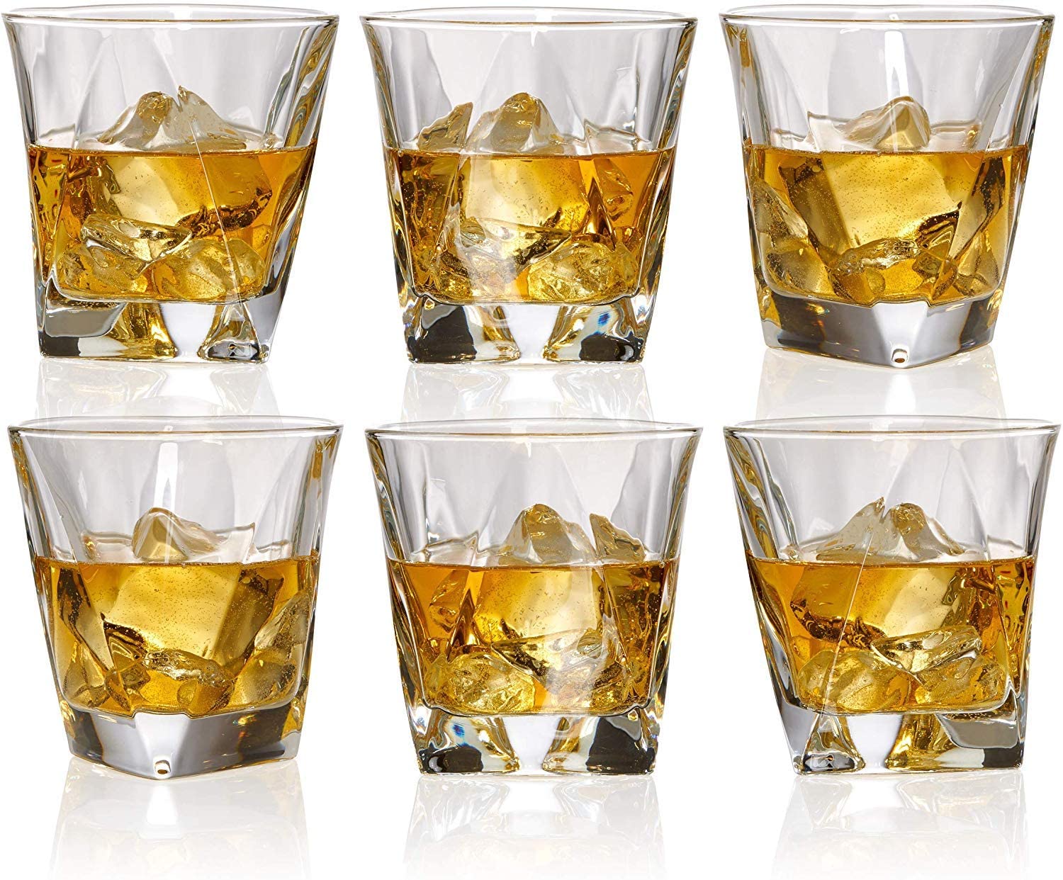 Bezrat Whiskey Glass Wood Stand Gift Set - Stone Tray - Scotch Bourbon  Twist Glasses – Granite Chilling Rocks 
