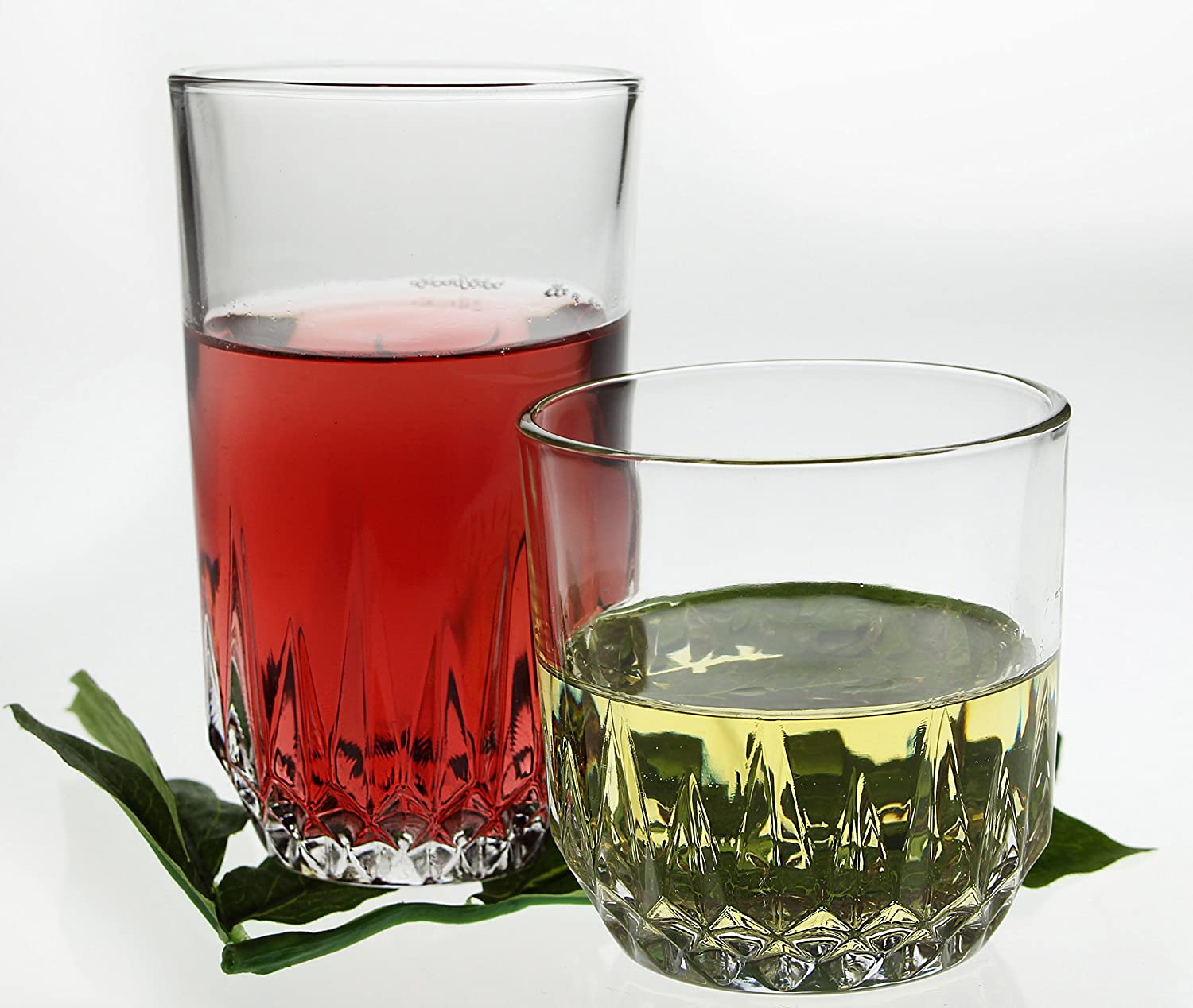 18-Piece Glassware Set Includes: 6 Piece 12 Oz. Highball Glasses, 6 Pi –  Bezrat
