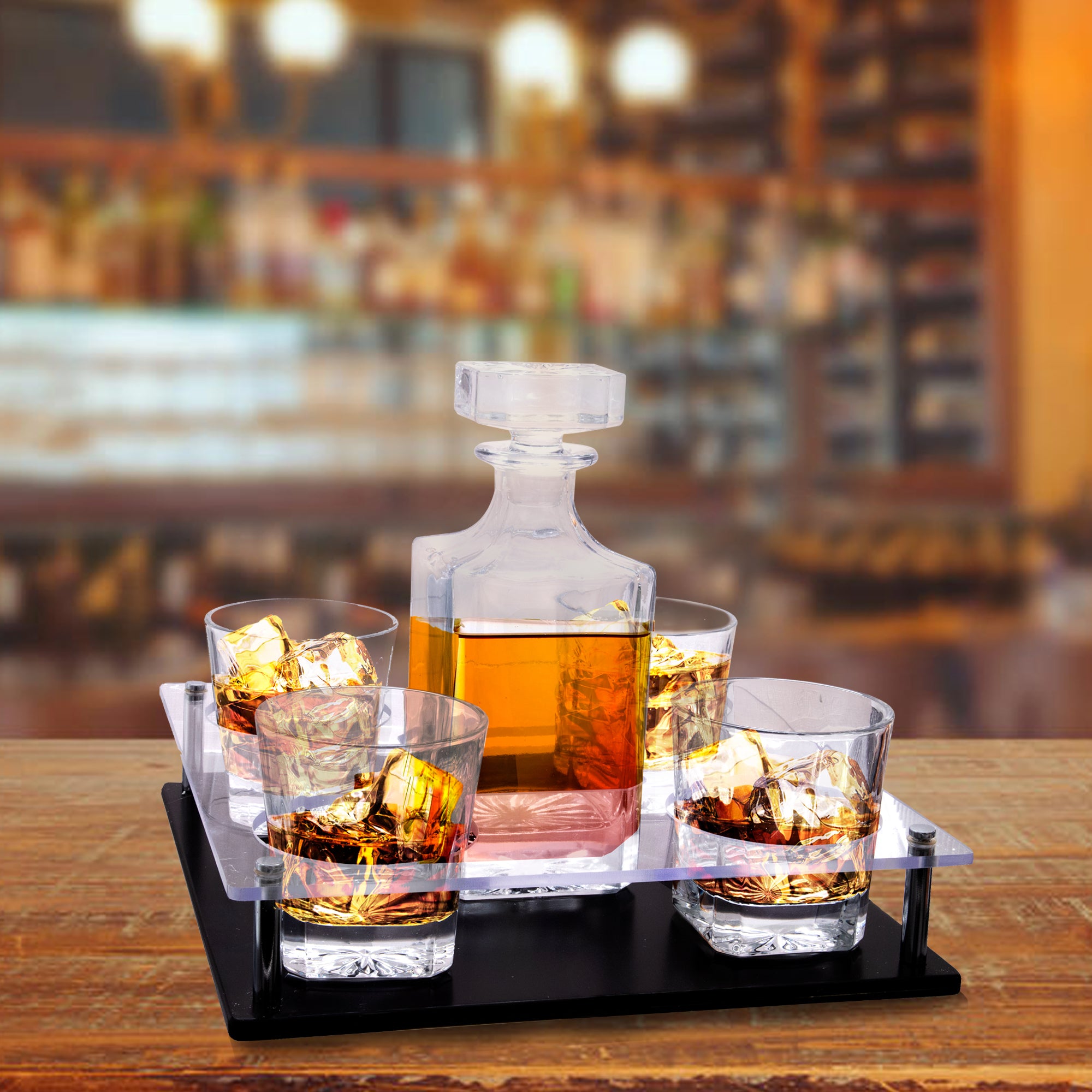 Whiskey Dispenser WHISKEY DECANTER Set For Dad Sale! Whiskey